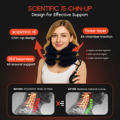 INFLATABLE NECK STRETCHER FOR CERVICAL SPINE & POSTURE CORRECTION