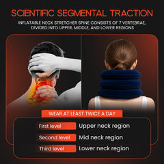 INFLATABLE NECK STRETCHER FOR CERVICAL SPINE & POSTURE CORRECTION