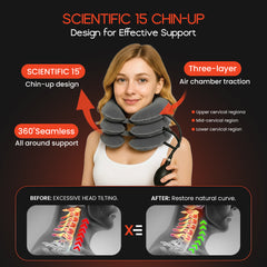 INFLATABLE NECK STRETCHER FOR CERVICAL SPINE & POSTURE CORRECTION