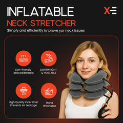 INFLATABLE NECK STRETCHER FOR CERVICAL SPINE & POSTURE CORRECTION