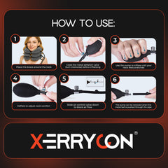 INFLATABLE NECK STRETCHER FOR CERVICAL SPINE & POSTURE CORRECTION