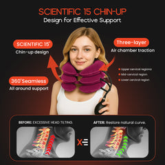 INFLATABLE NECK STRETCHER FOR CERVICAL SPINE & POSTURE CORRECTION
