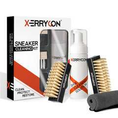 XERRYCON Premium Shoe Cleaning Kit โ 7-in-1 Sneaker & Leather Care Set