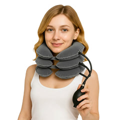 INFLATABLE NECK STRETCHER FOR CERVICAL SPINE & POSTURE CORRECTION