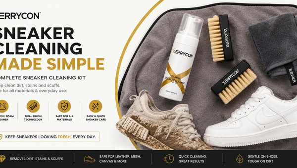 Comparison of hand washing sneakers and machine washing shoes using XERRYCON shoe washing bag