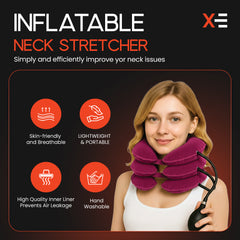 INFLATABLE NECK STRETCHER FOR CERVICAL SPINE & POSTURE CORRECTION