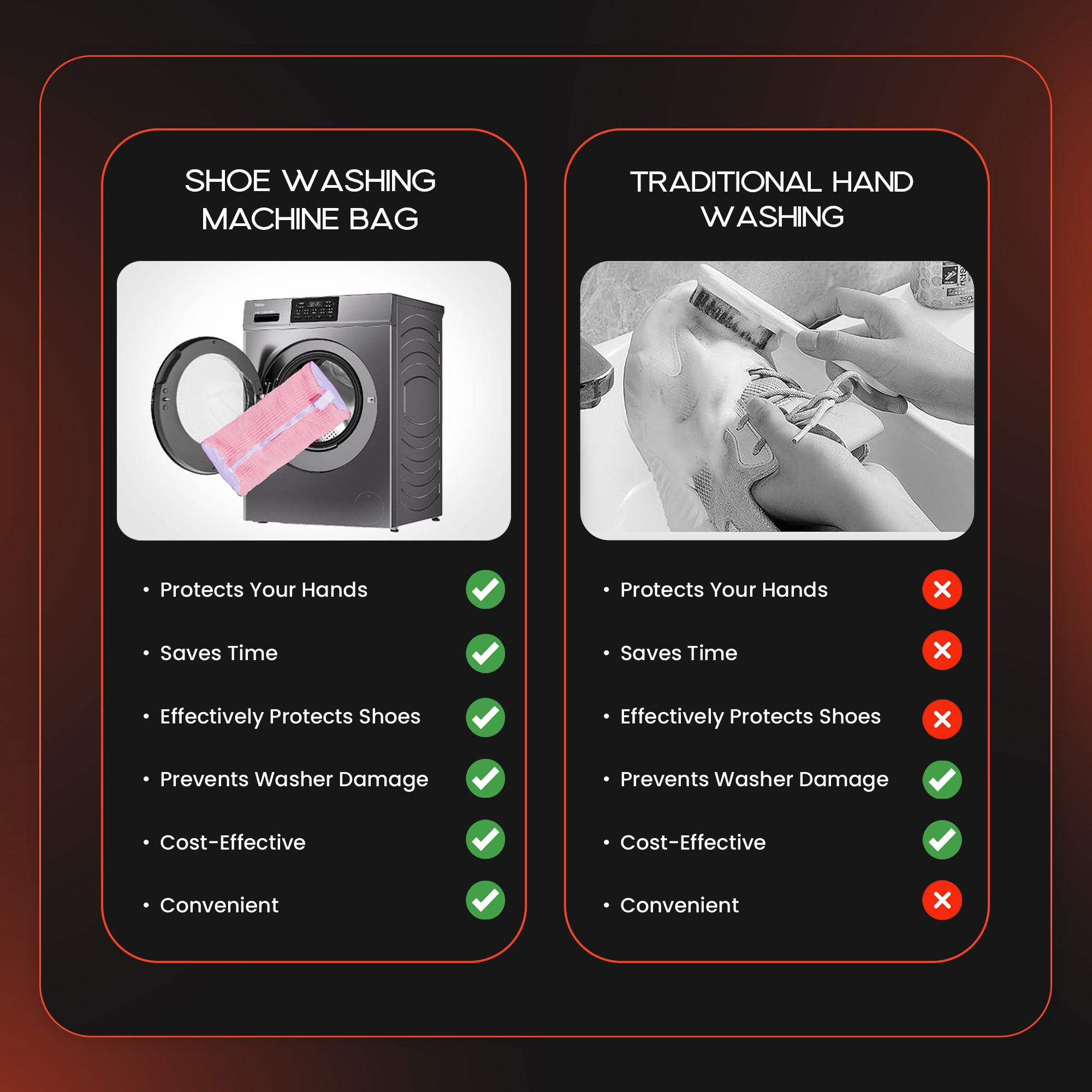 SHOE WASHING MACHINE BAG