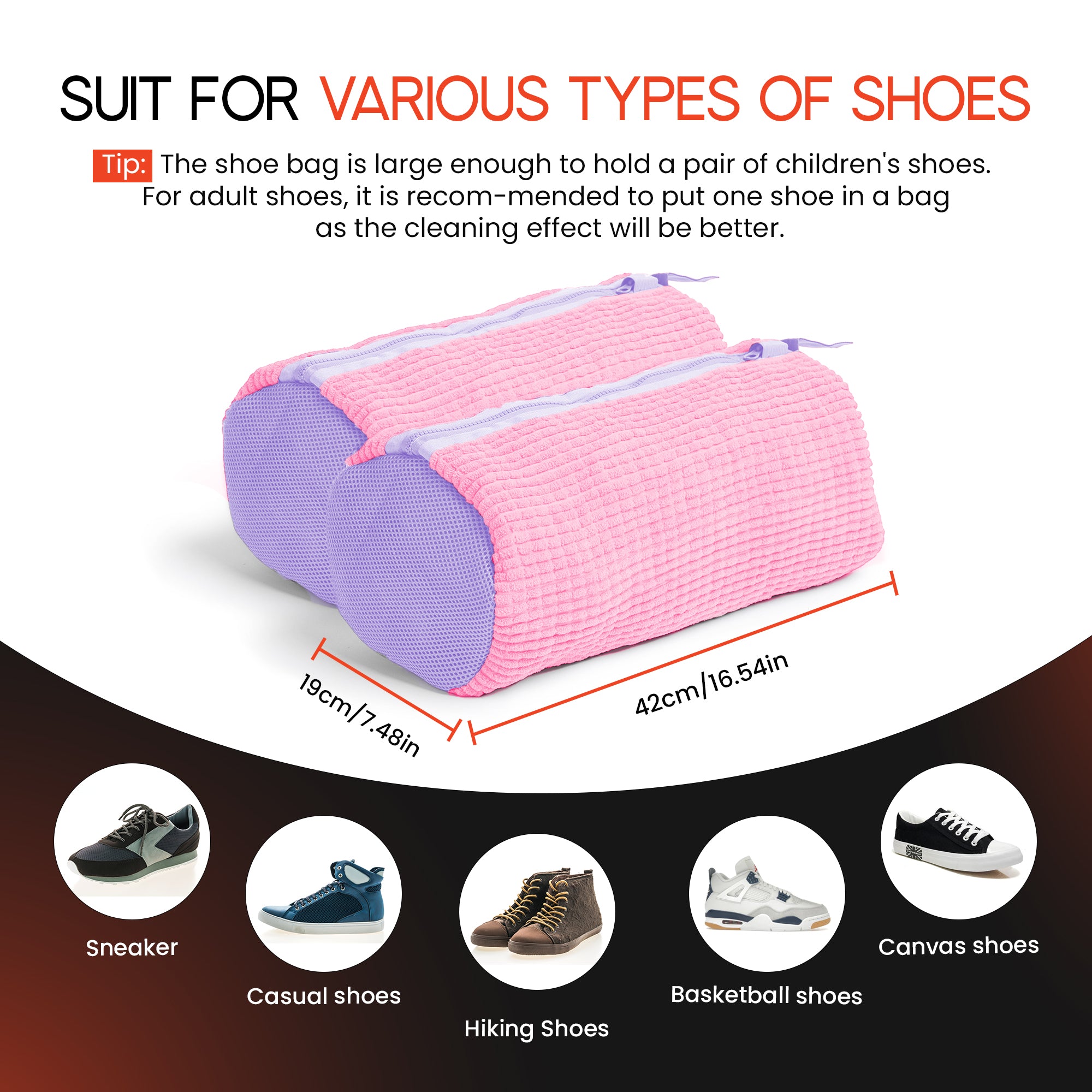 SHOE WASHING MACHINE BAG