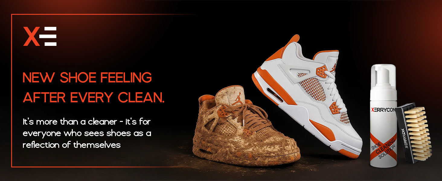 XERRYCON Premium Shoe Cleaning Kit – 7-in-1 Sneaker & Leather Care Set